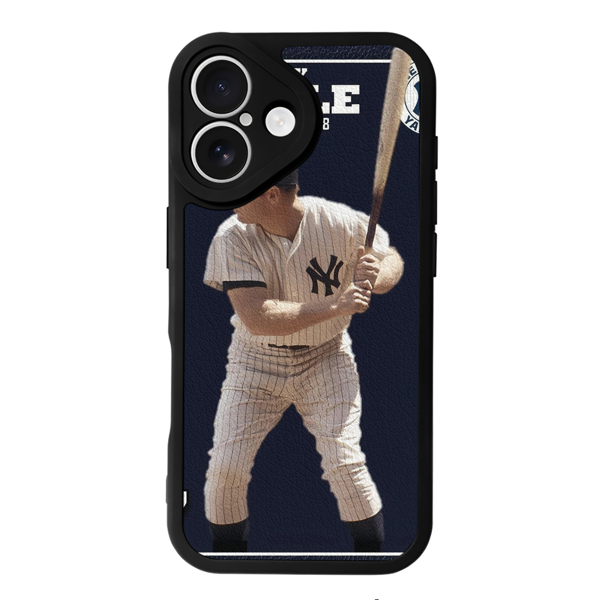 New York Yankees 344 IPhone 16 Silicone Leather Case – UV Print, Lambskin Texture – Perfect Fit, Wireless Charging Compatible, Scratch Resistant, Precise Cutouts – Stylish Protection For IPhone 16
